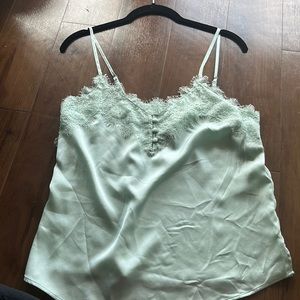 Silk camisole camisole- mint